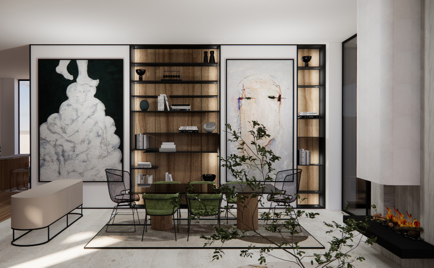 Maison contemporaine avec jardin en Ile-de-France