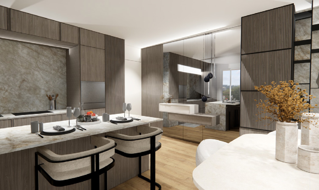 Detail cuisine contemporaine